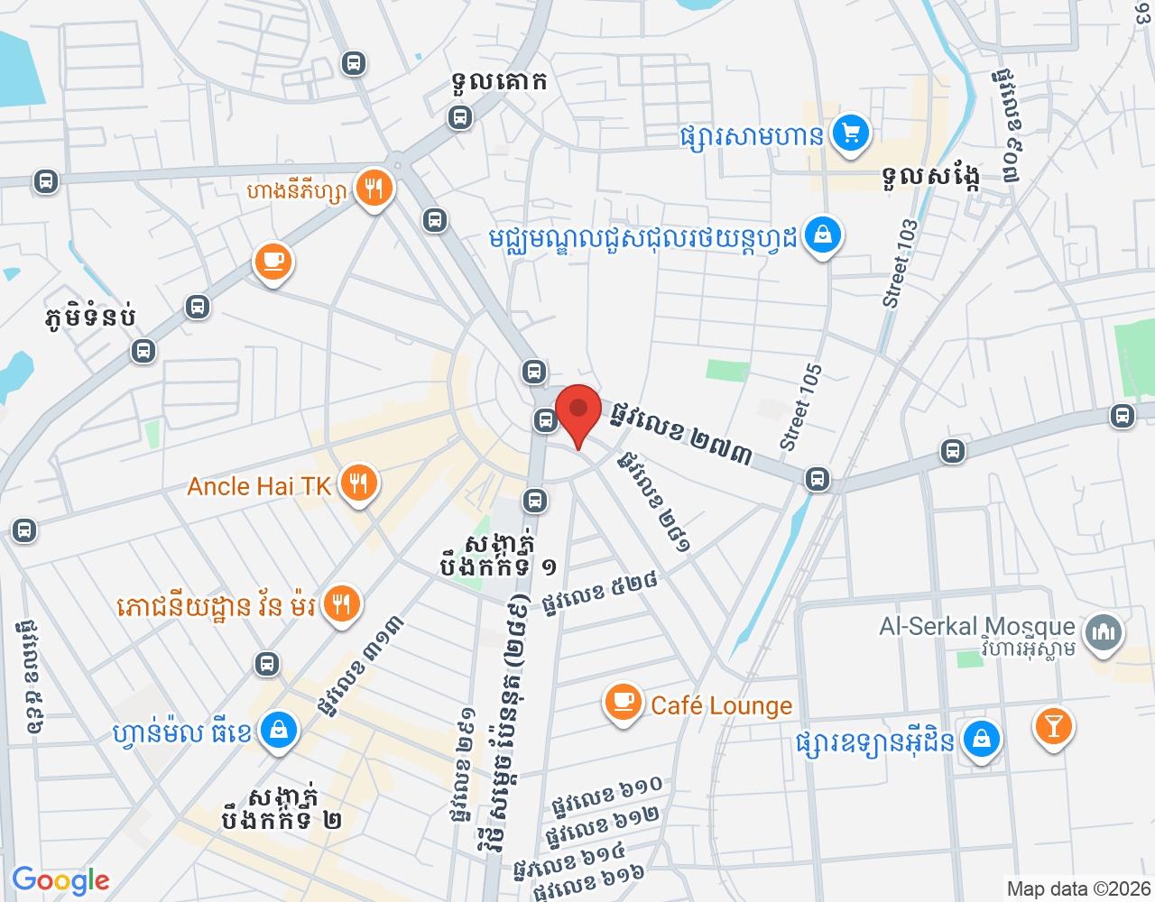 ជំនួយការ ផ្នែកលក់ location map