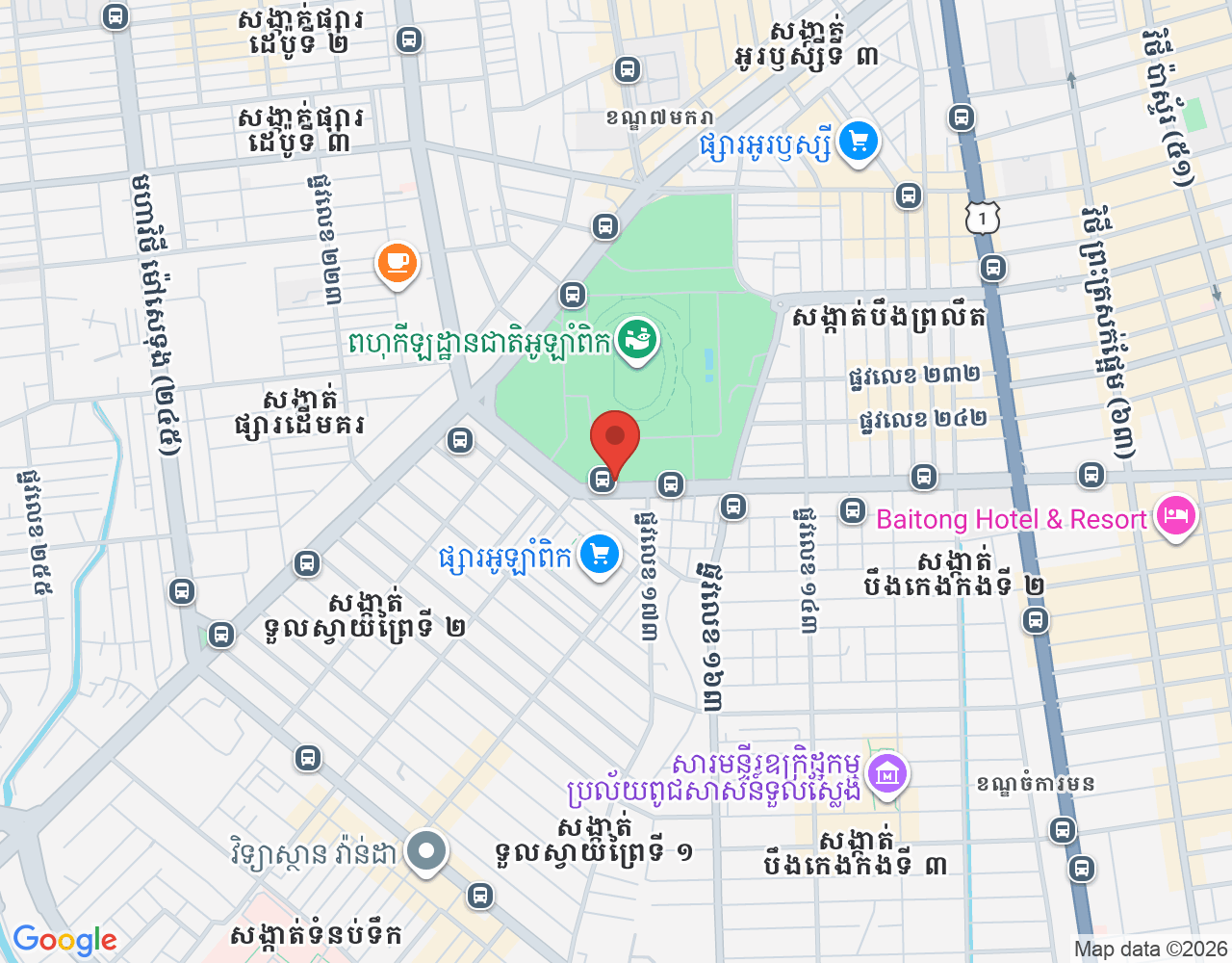 Manager, Relationship Deposit location map