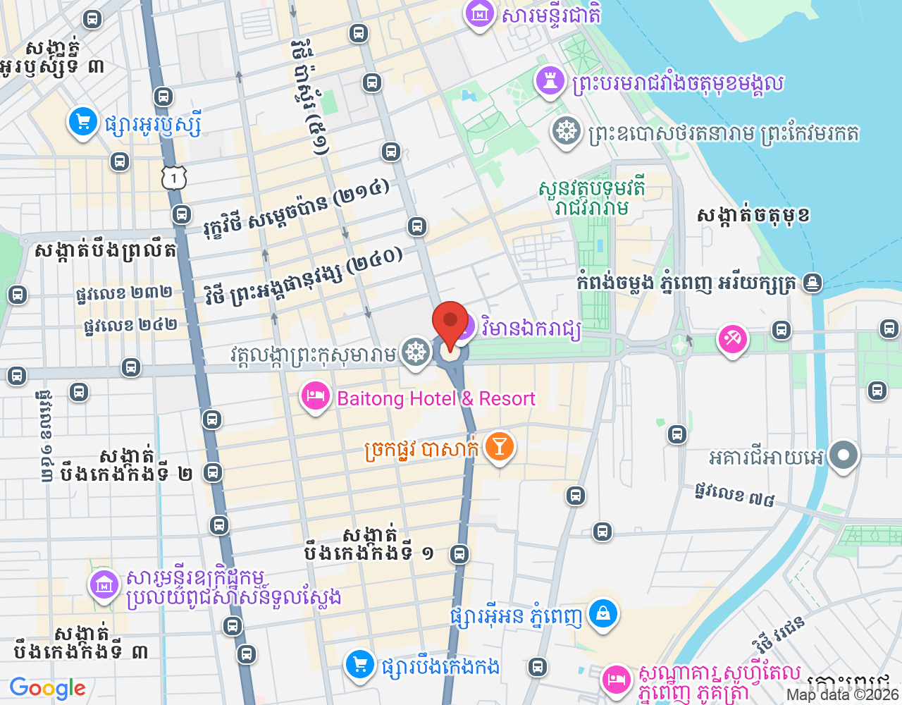 អ្នកធ្វើនំ និងនំខេក (Baker) location map
