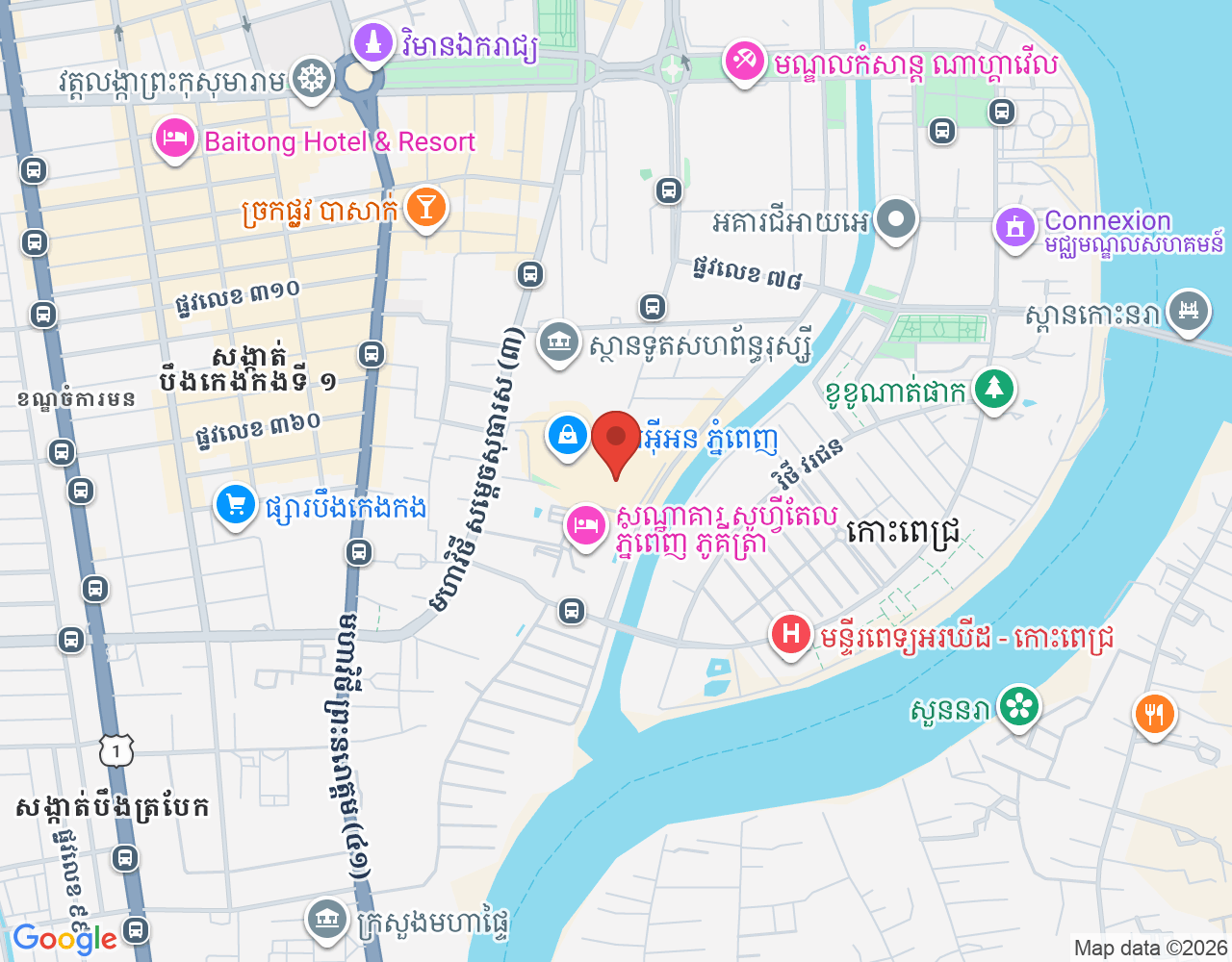 Senior Accounting (costing) location map