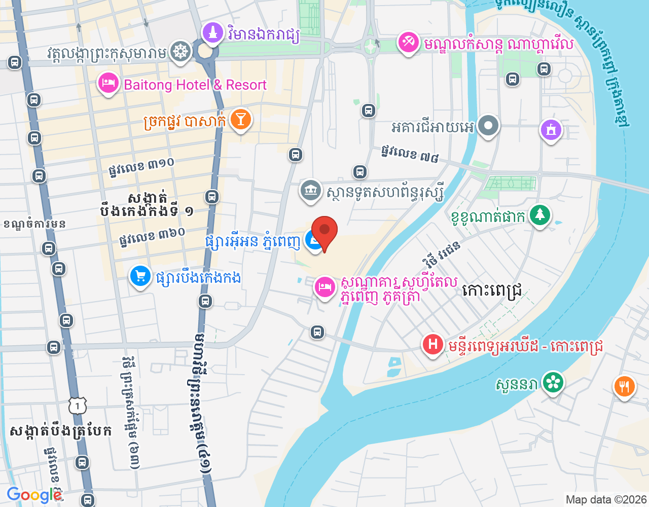 HR EXECUTIVE_C&B location map