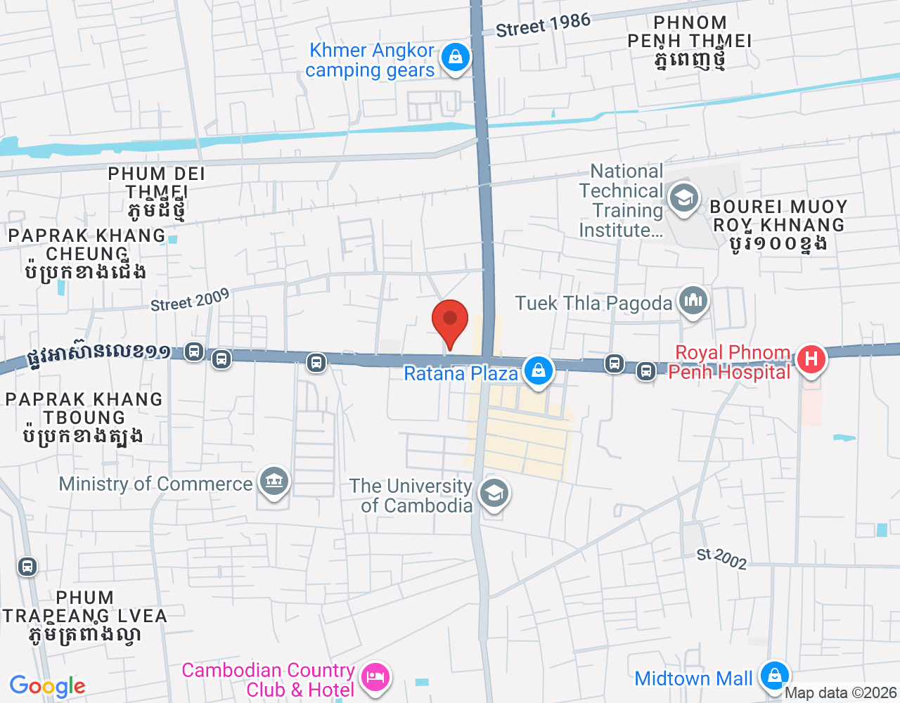 Branch Manager location map