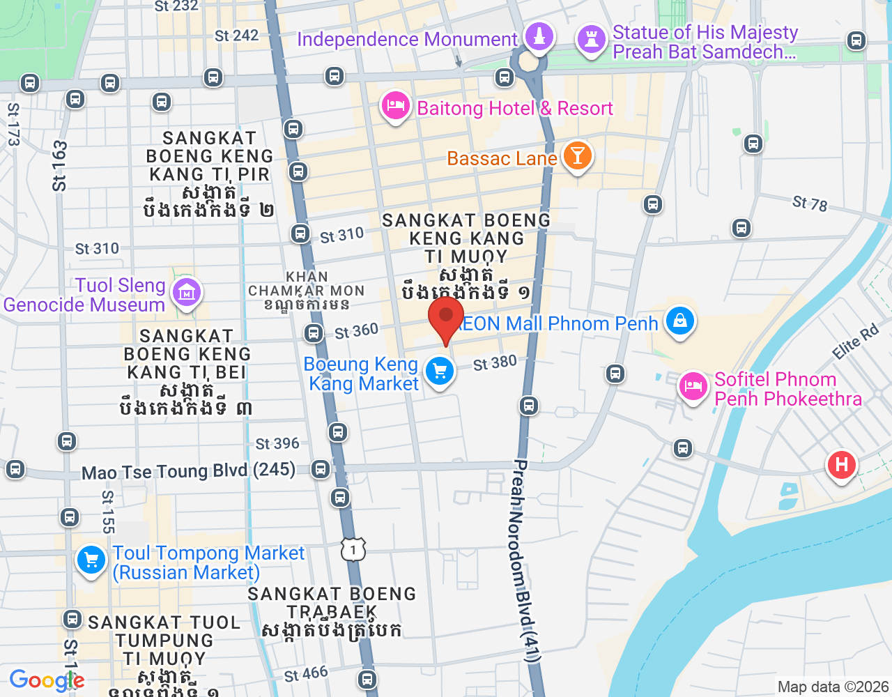 Demi Chef location map