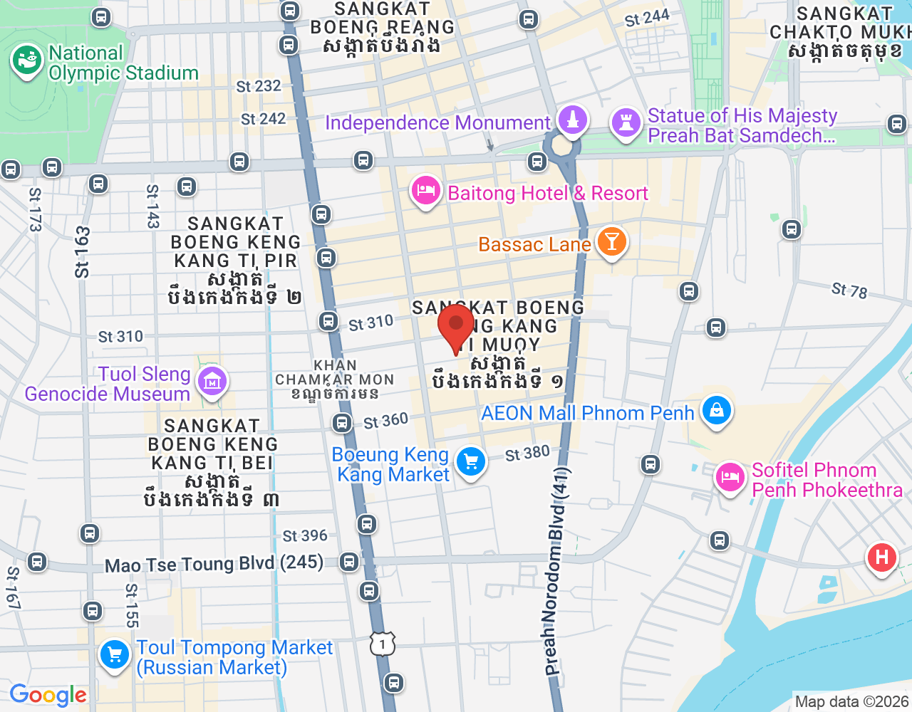 Account Assistant location map