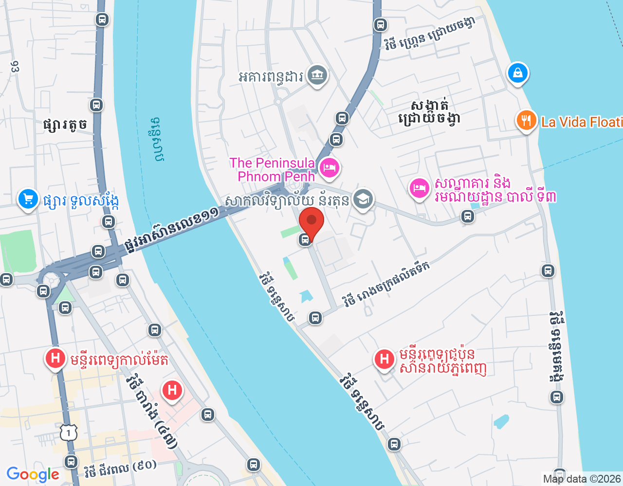 Procurement officer location map