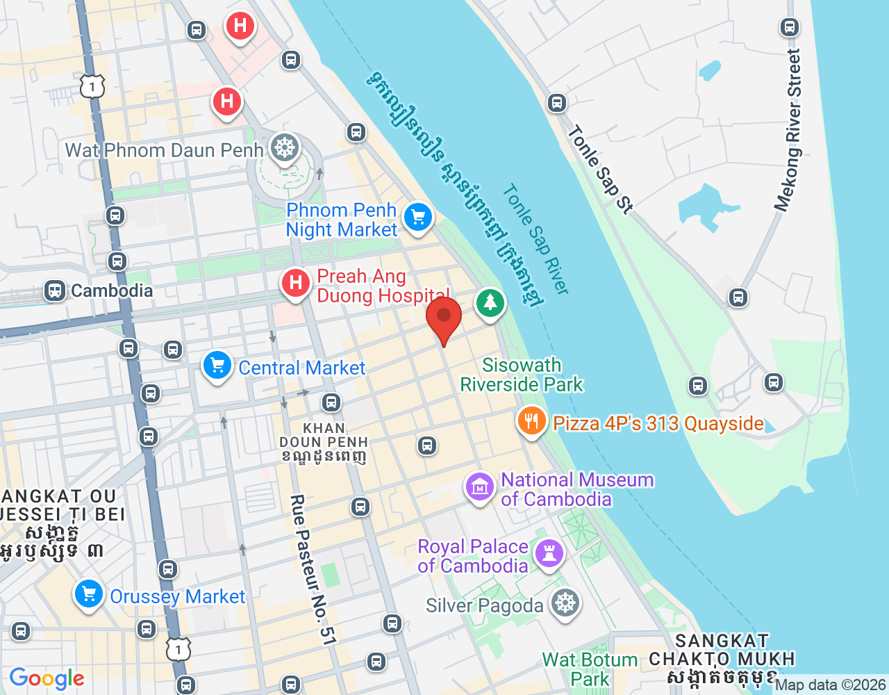អ្នកគិតលុយ location map