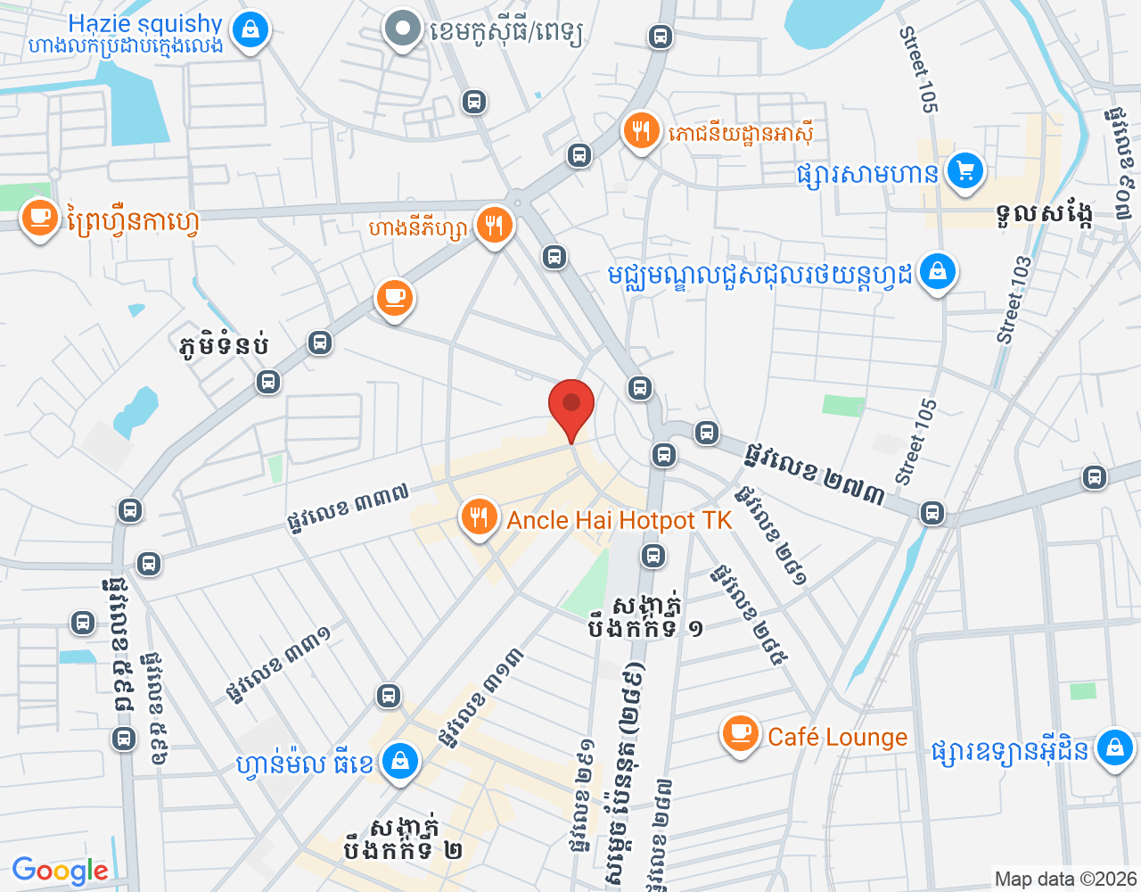 ផ្នែកចម្អិន location map
