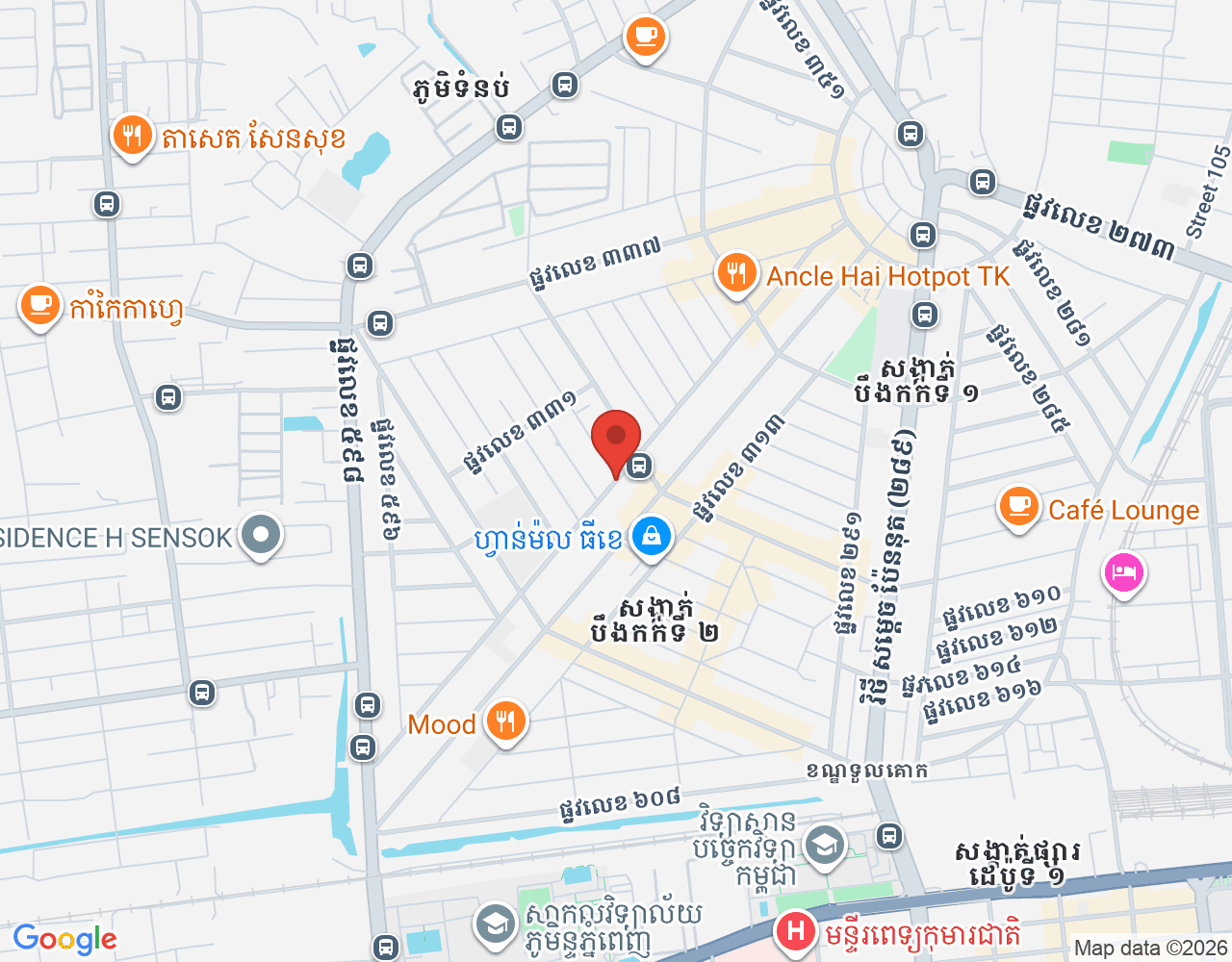 ជាងសំណង់ location map