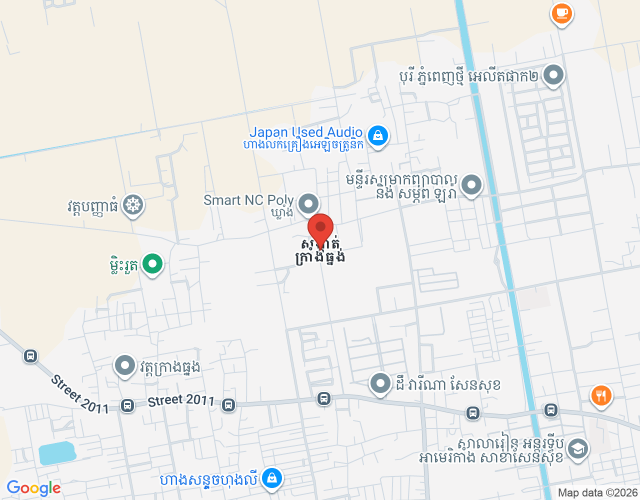 Operations Manager location map