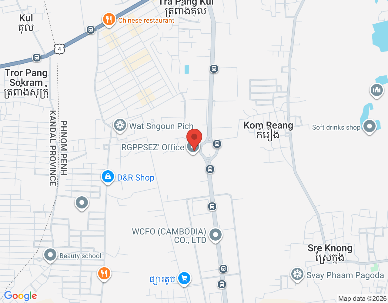 FIELD SURVEY INTERN location map