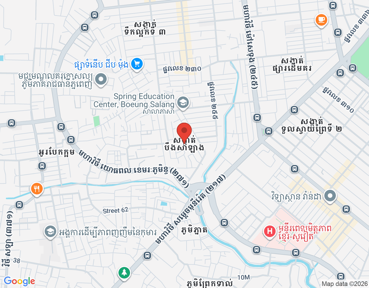 ផ្នែកដឹក location map
