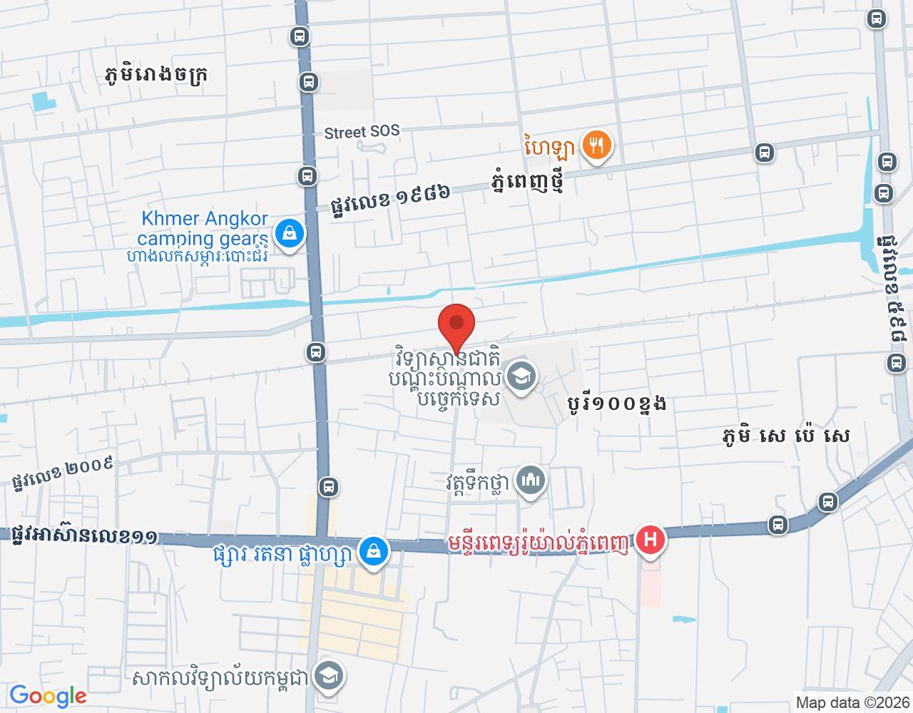 ផ្នែក ដឹកជញ្ជូន location map