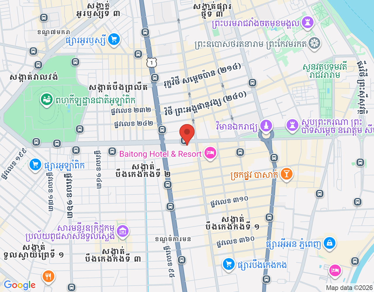 Sr/Medium Business Loan Officer location map
