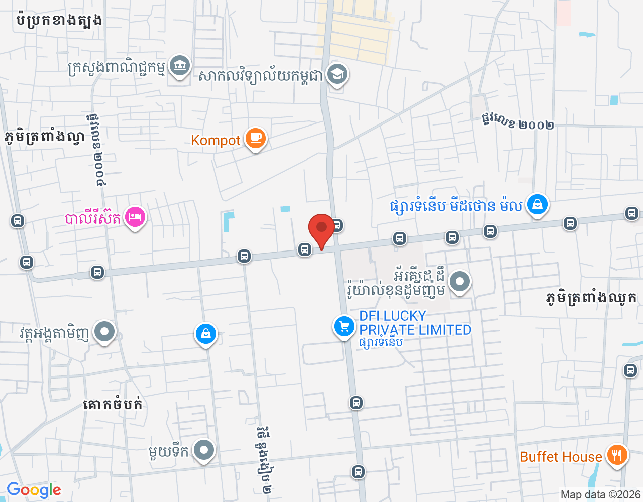 ចុងភៅ location map