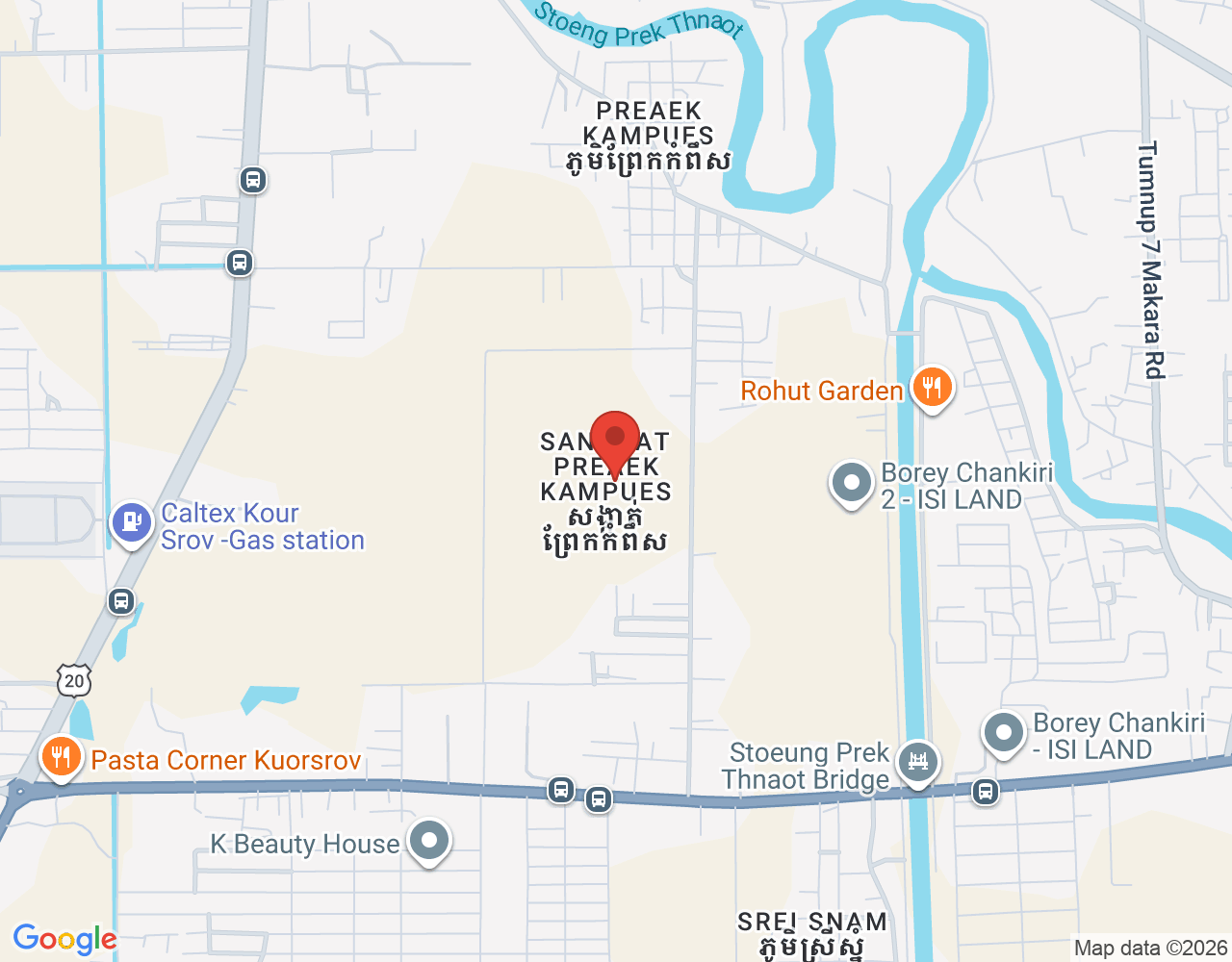 Translator location map