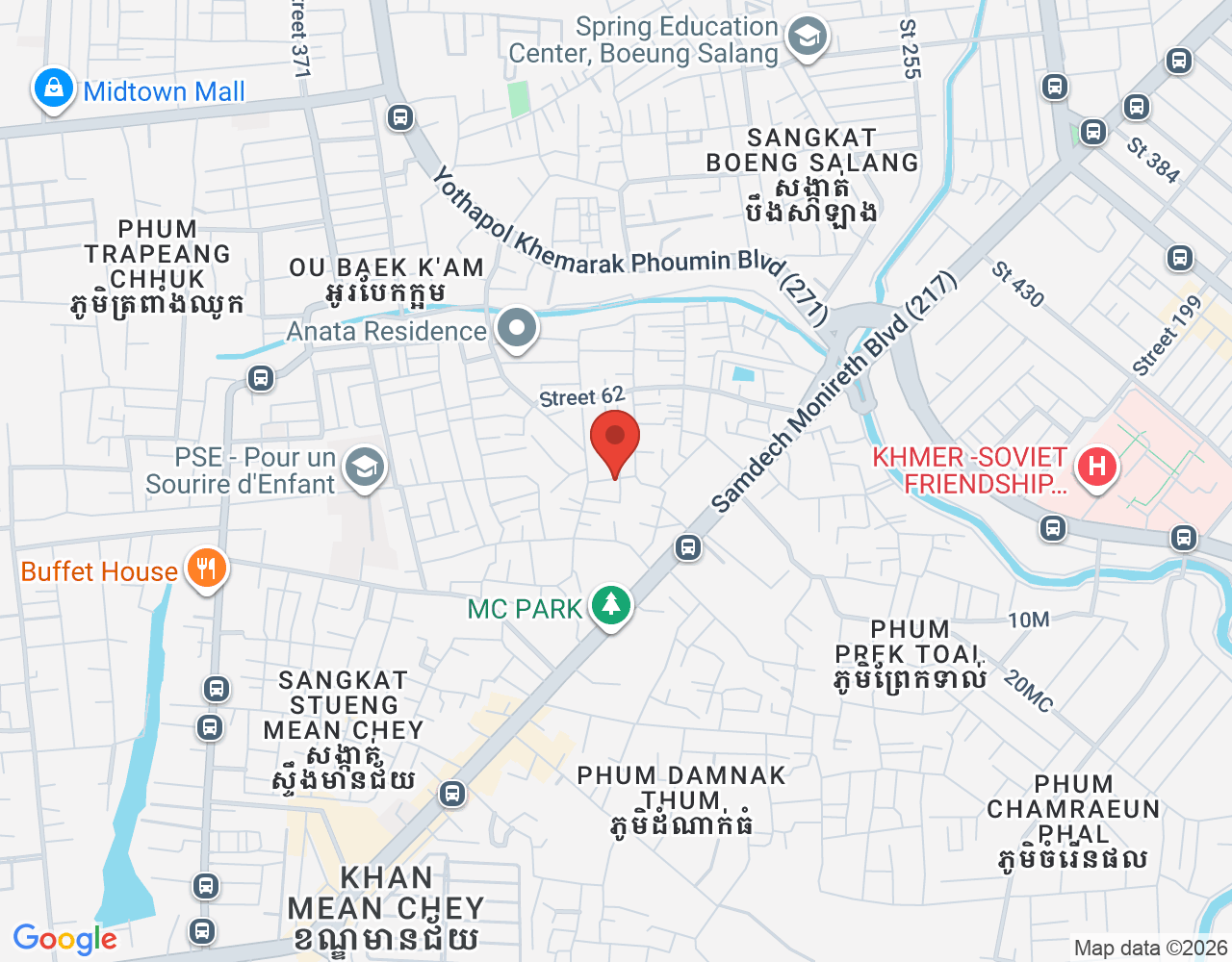 Finance Manager location map