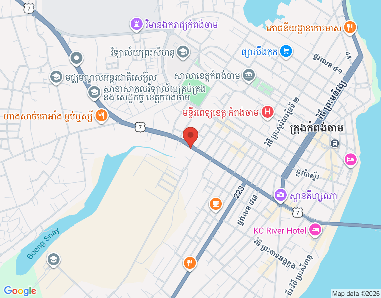 Small Business Loan Manager location map
