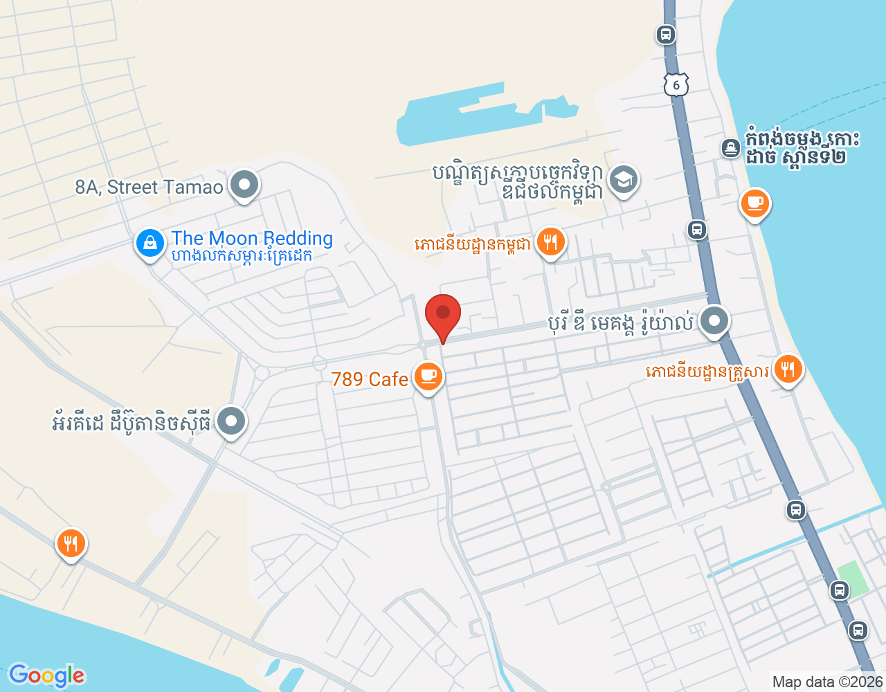 ផ្នែកដឹកជញ្ជូន location map