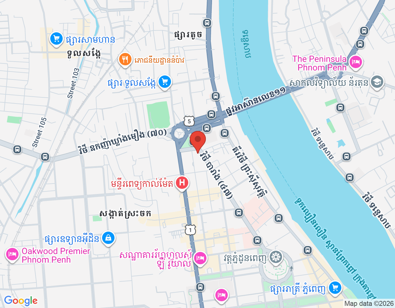 Purchase Officer location map
