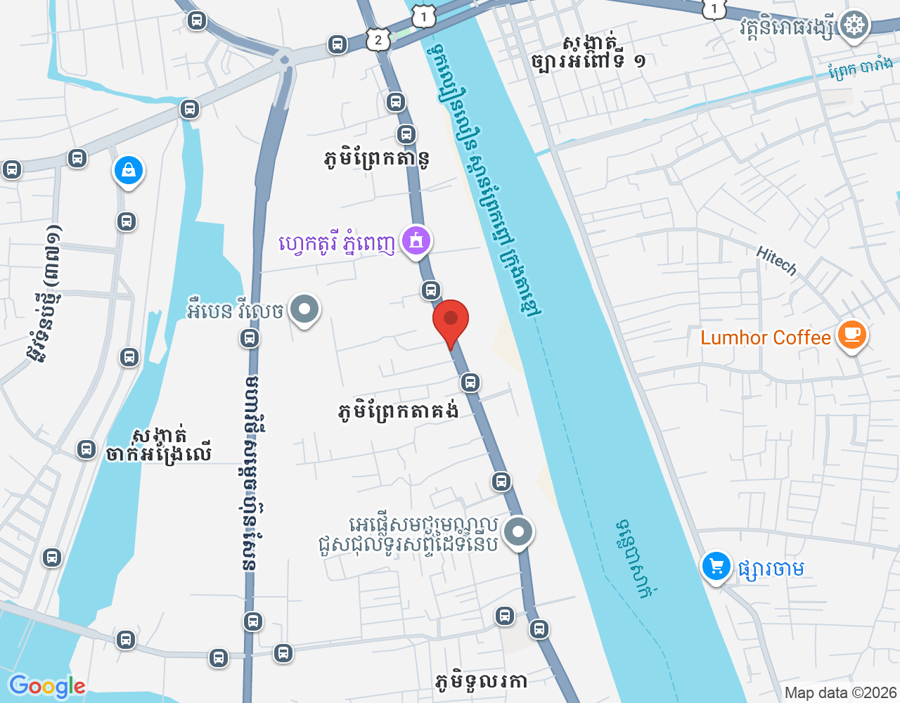 Chinese Translator location map