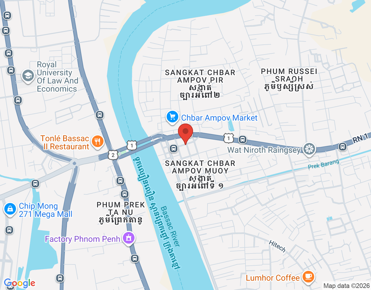 ផ្នែកដឹកជញ្ជូន location map