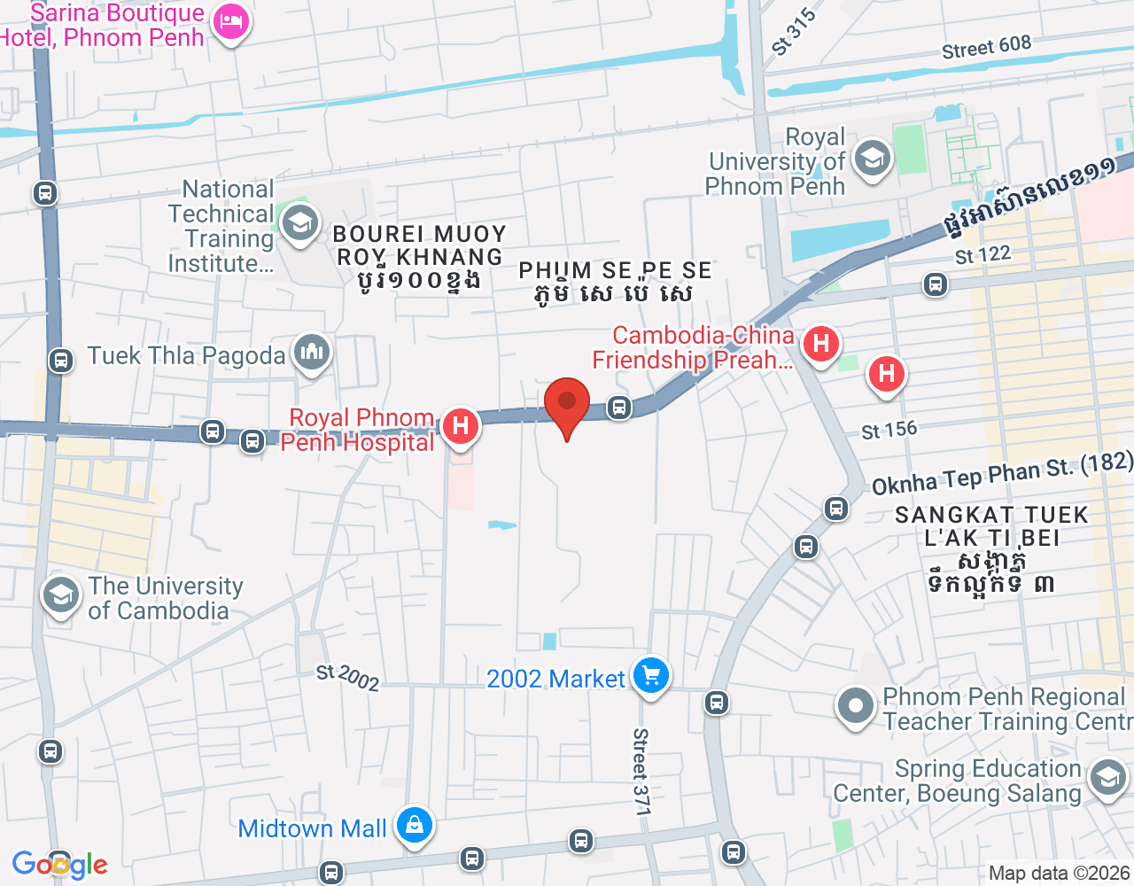 Senior Credit Officer location map