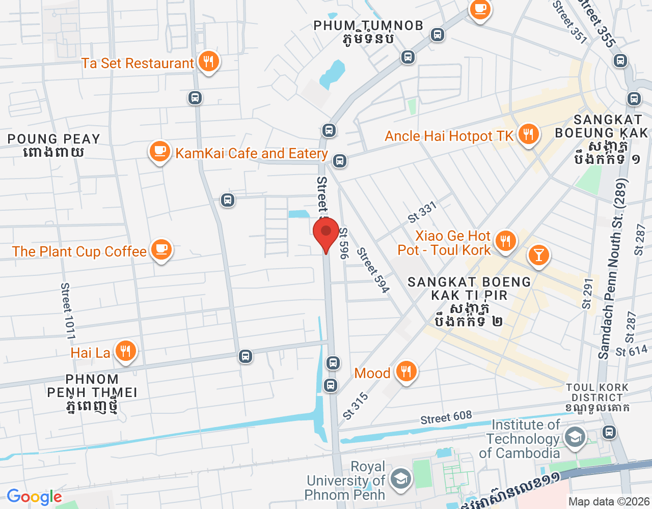 Stock Controller location map