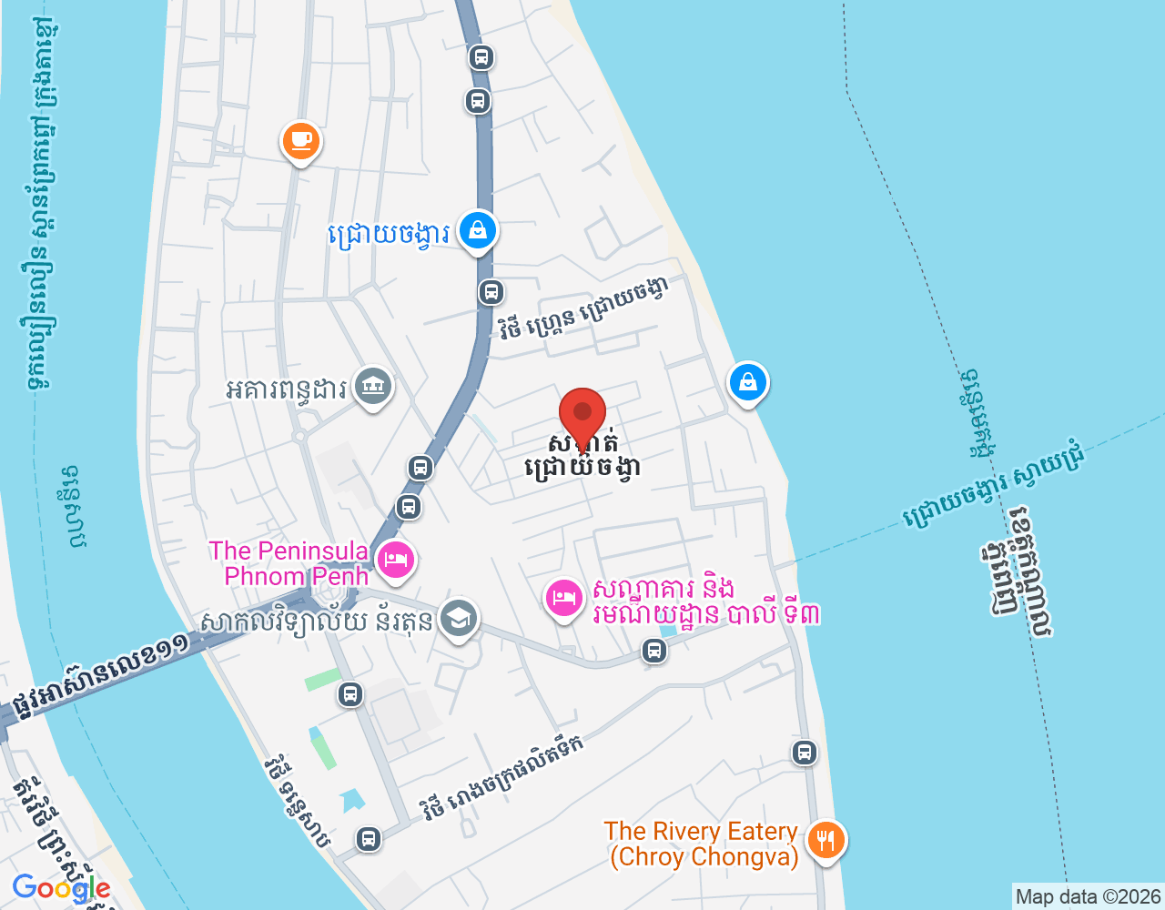 Sales Representatives GT location map