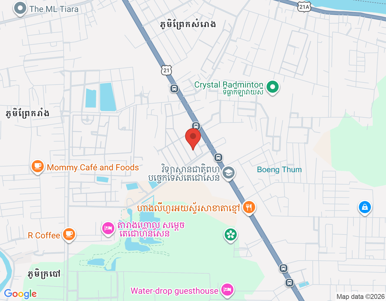 ជំនួយការទូរទៅ location map