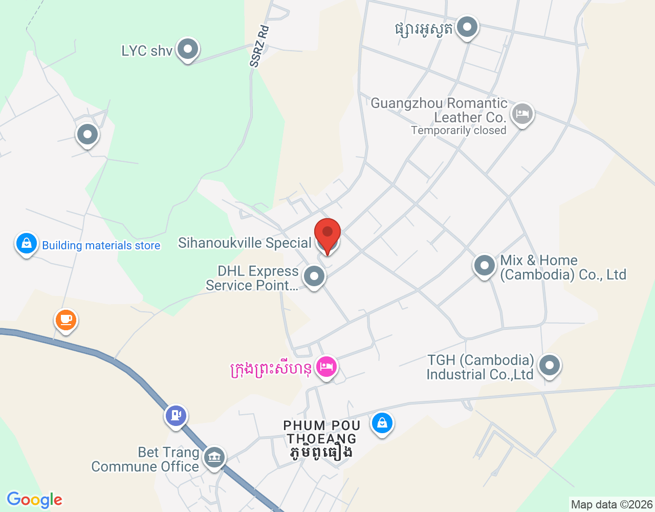 Planning Administrator location map