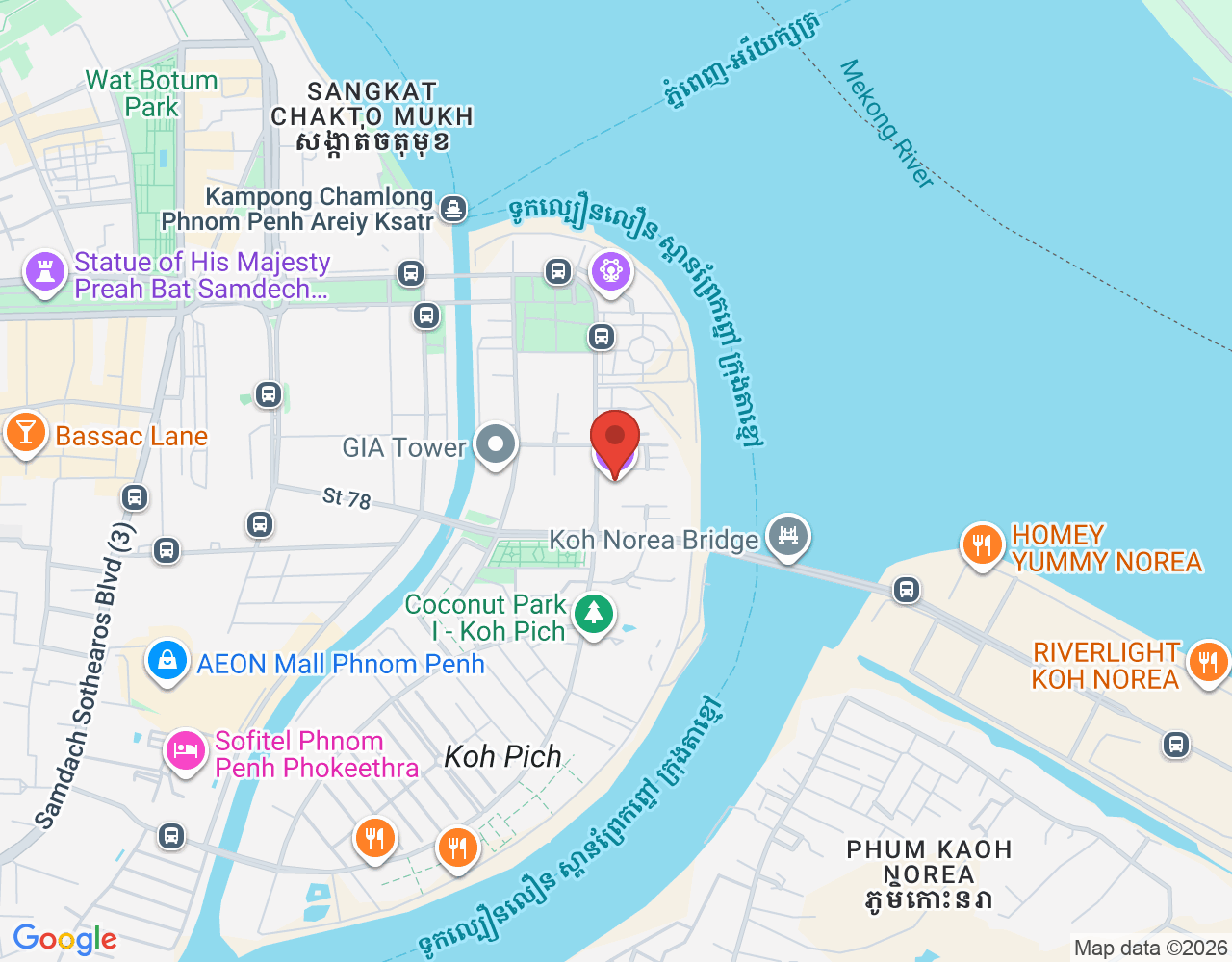 Guest Relations location map