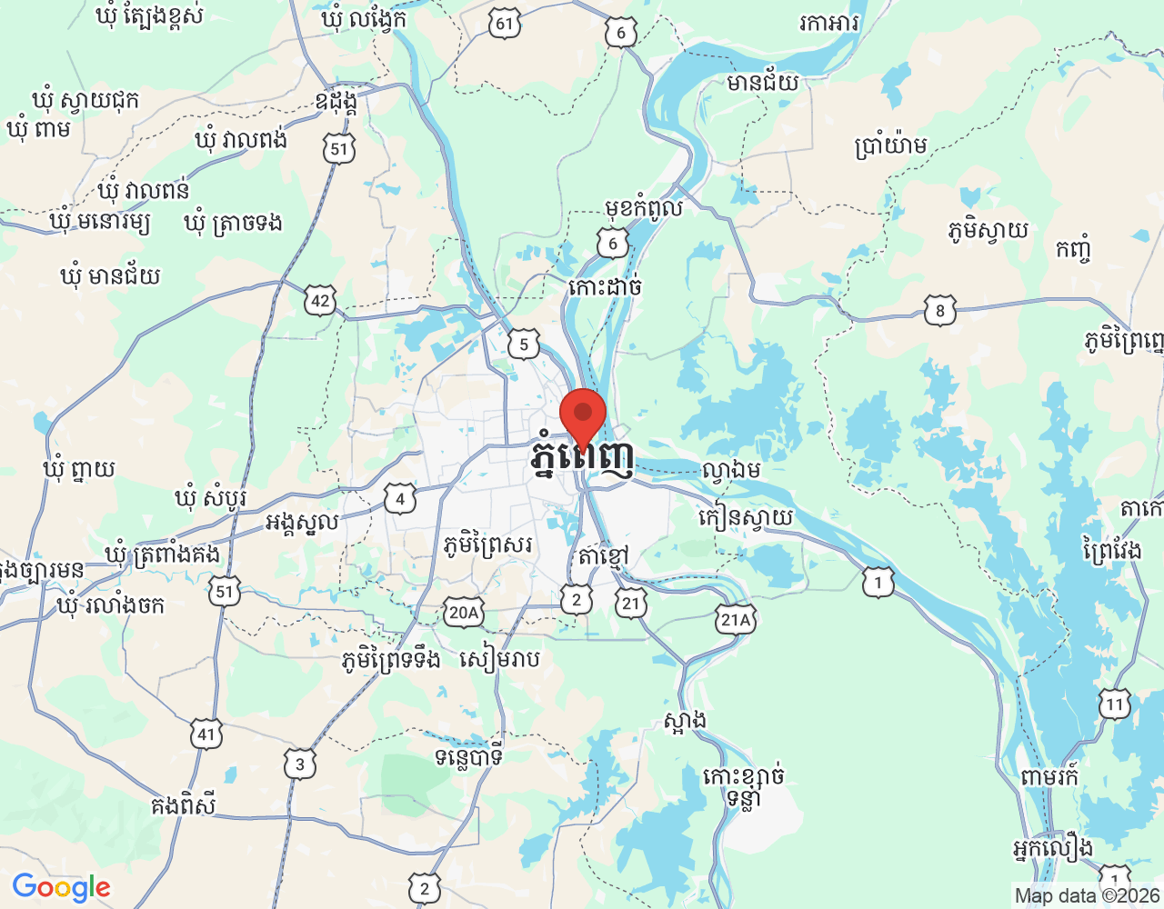 ផ្នែក មេផ្ទះ location map