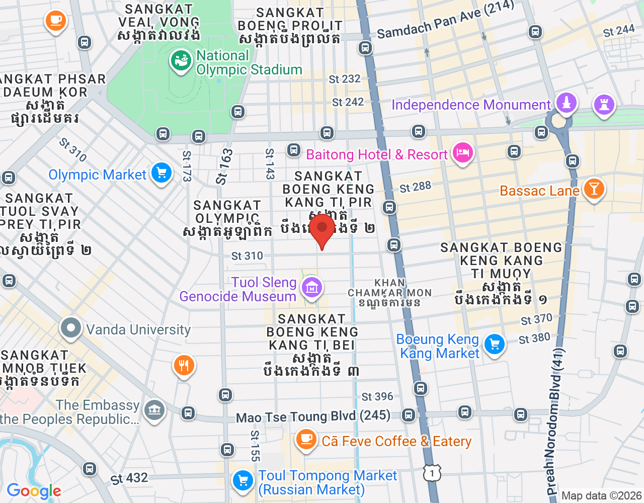 អ្នកដុតគោ location map