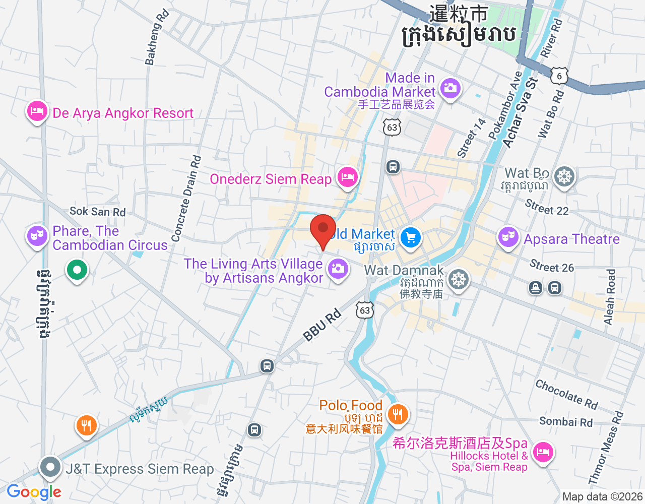 Guest Relation location map