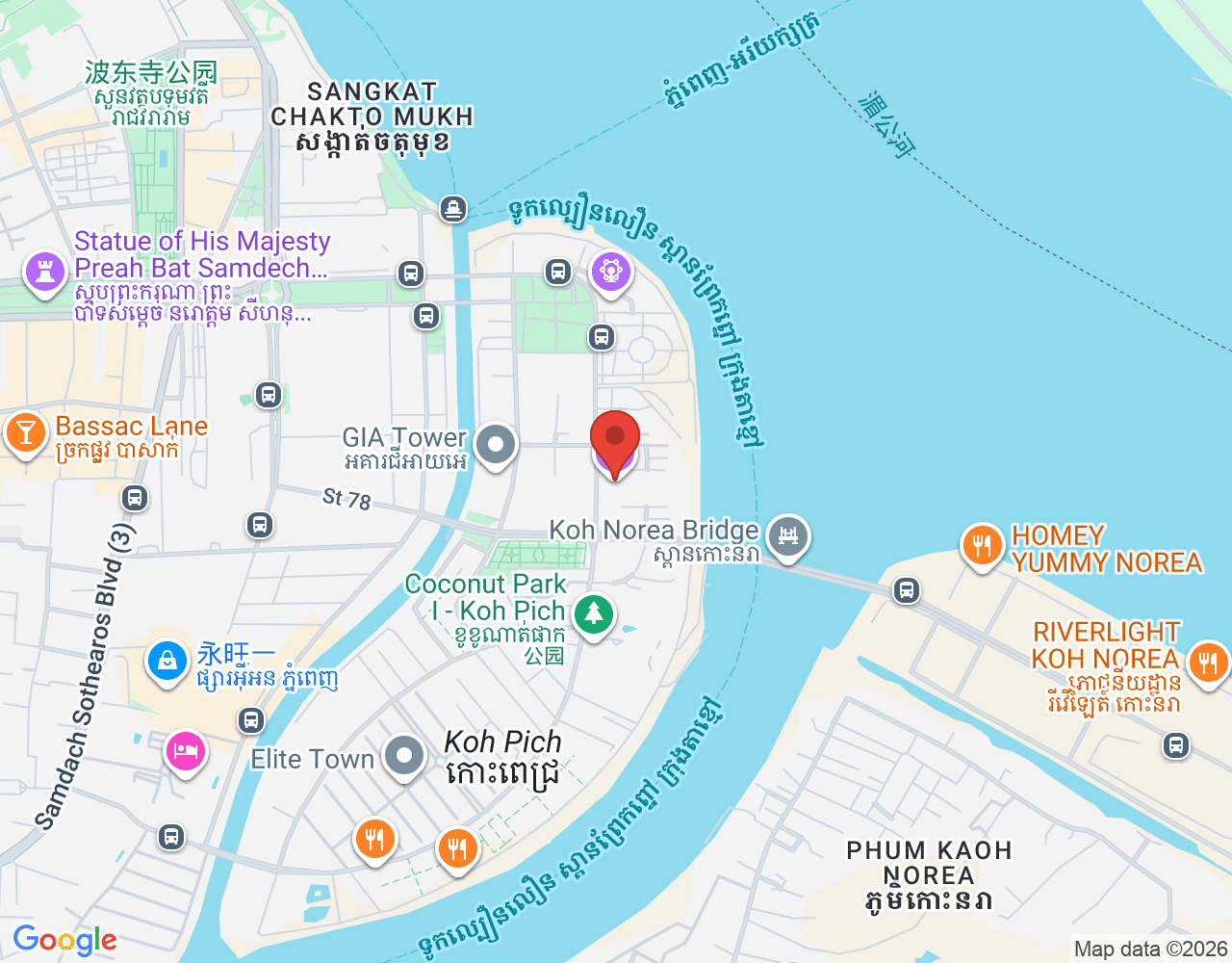 Guest Relations location map