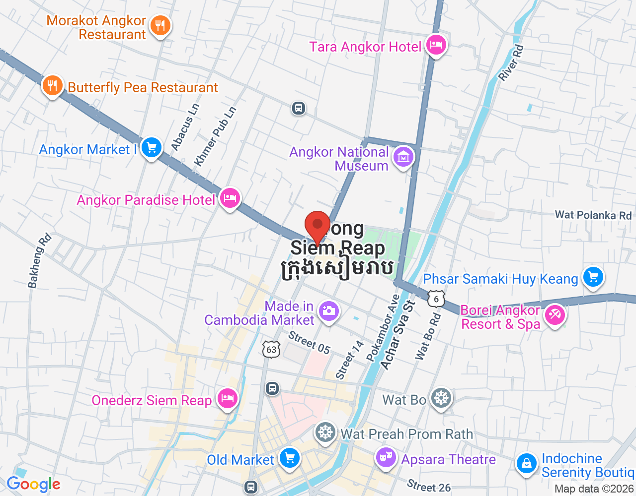 អ្នកគិតលុយ location map