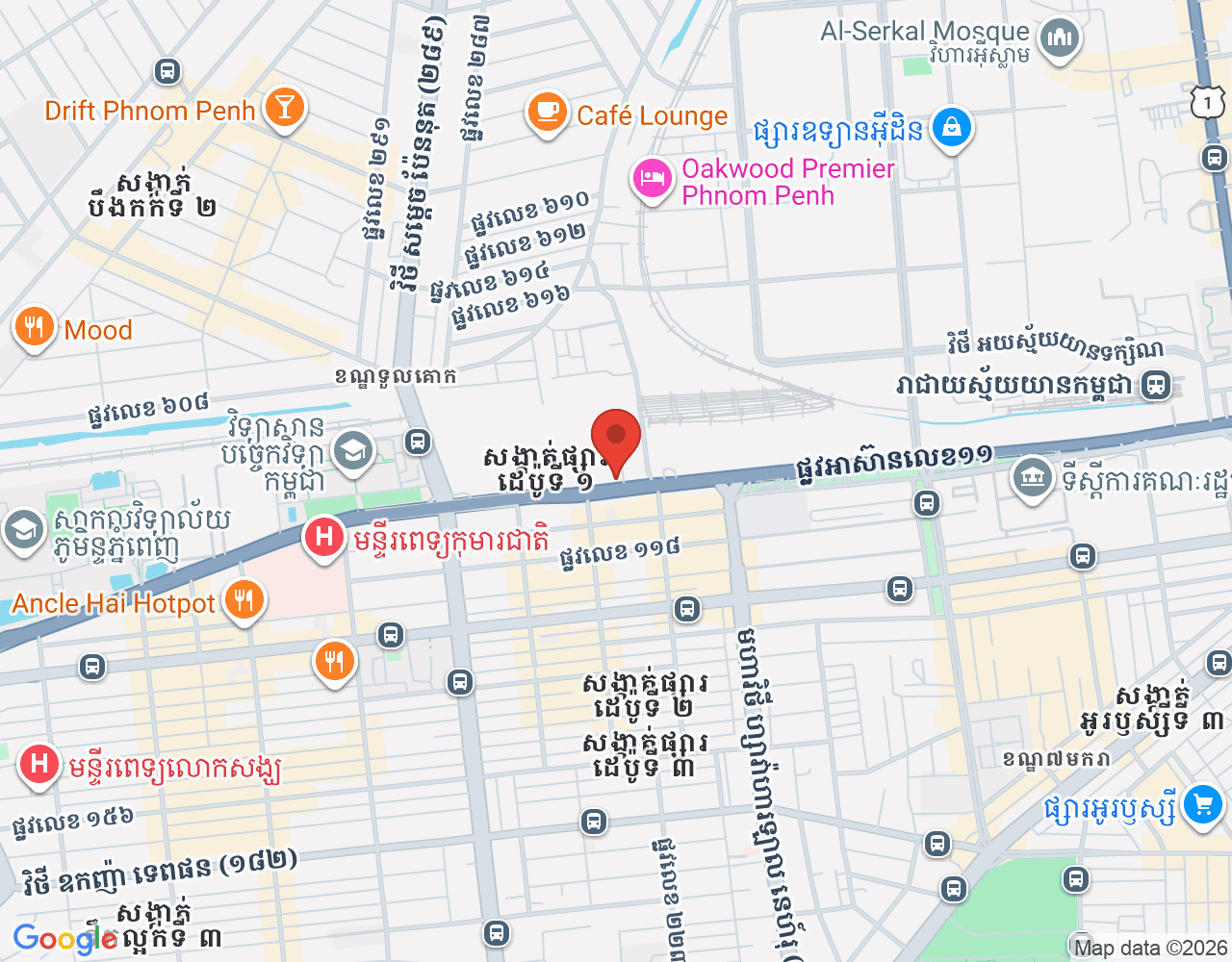 Sales and Marketing Operation location map