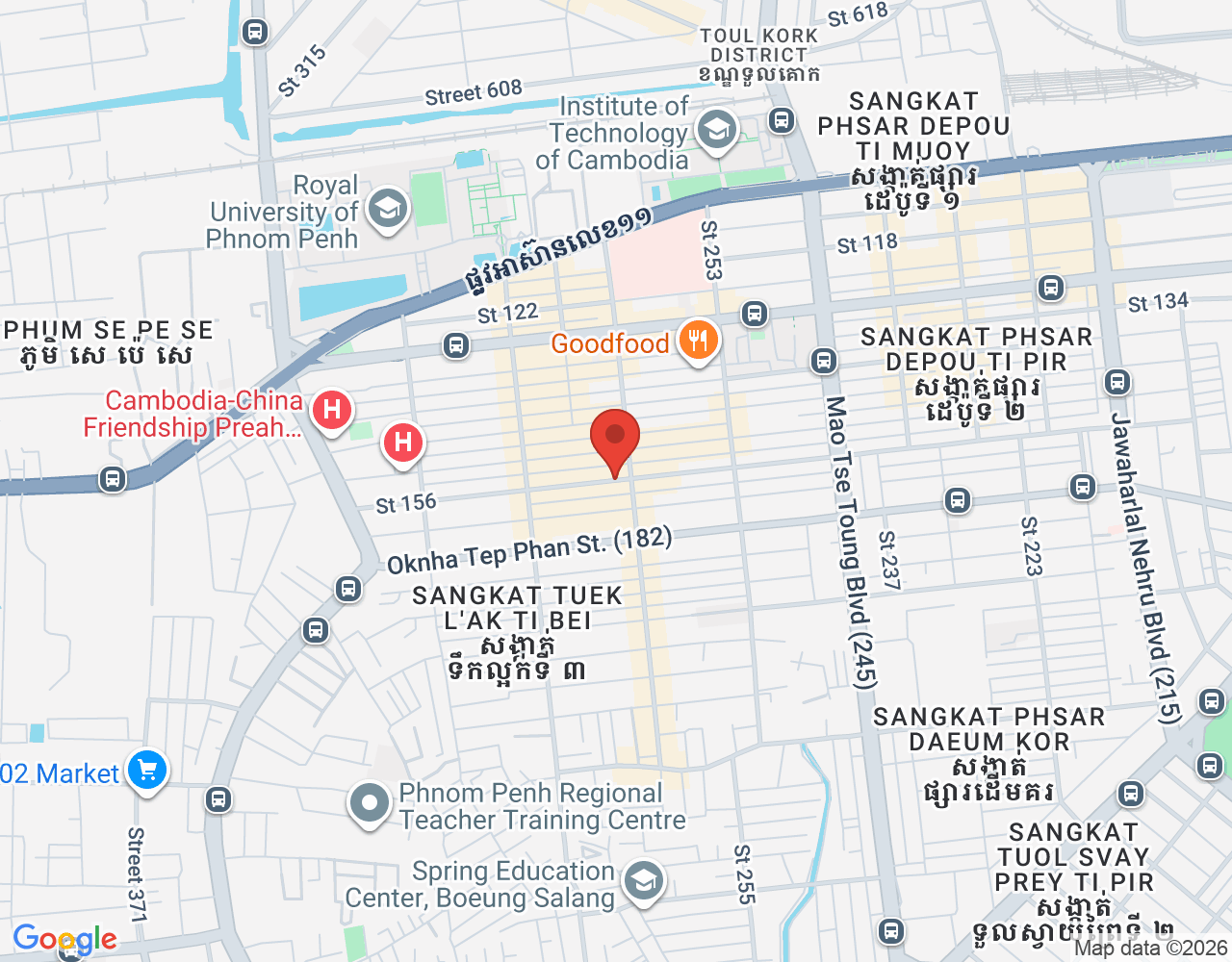 ភ្នាក់ងារលក់ខេត្ត location map