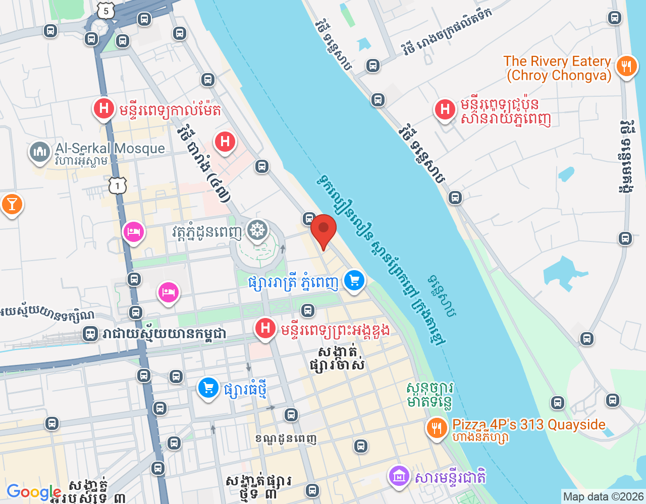 Commis Chef location map