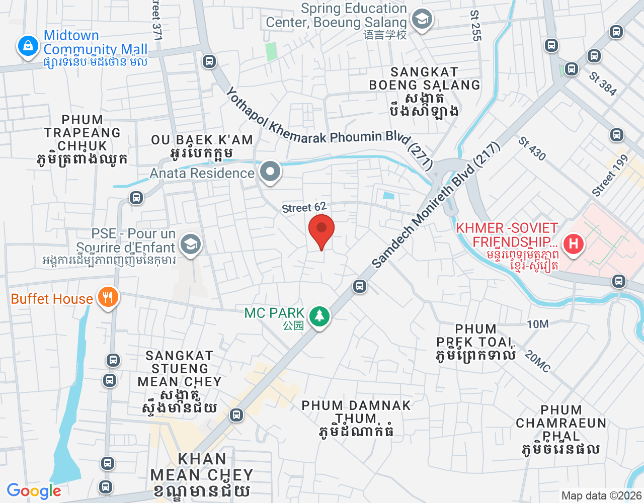 Delivery WOWNOW location map