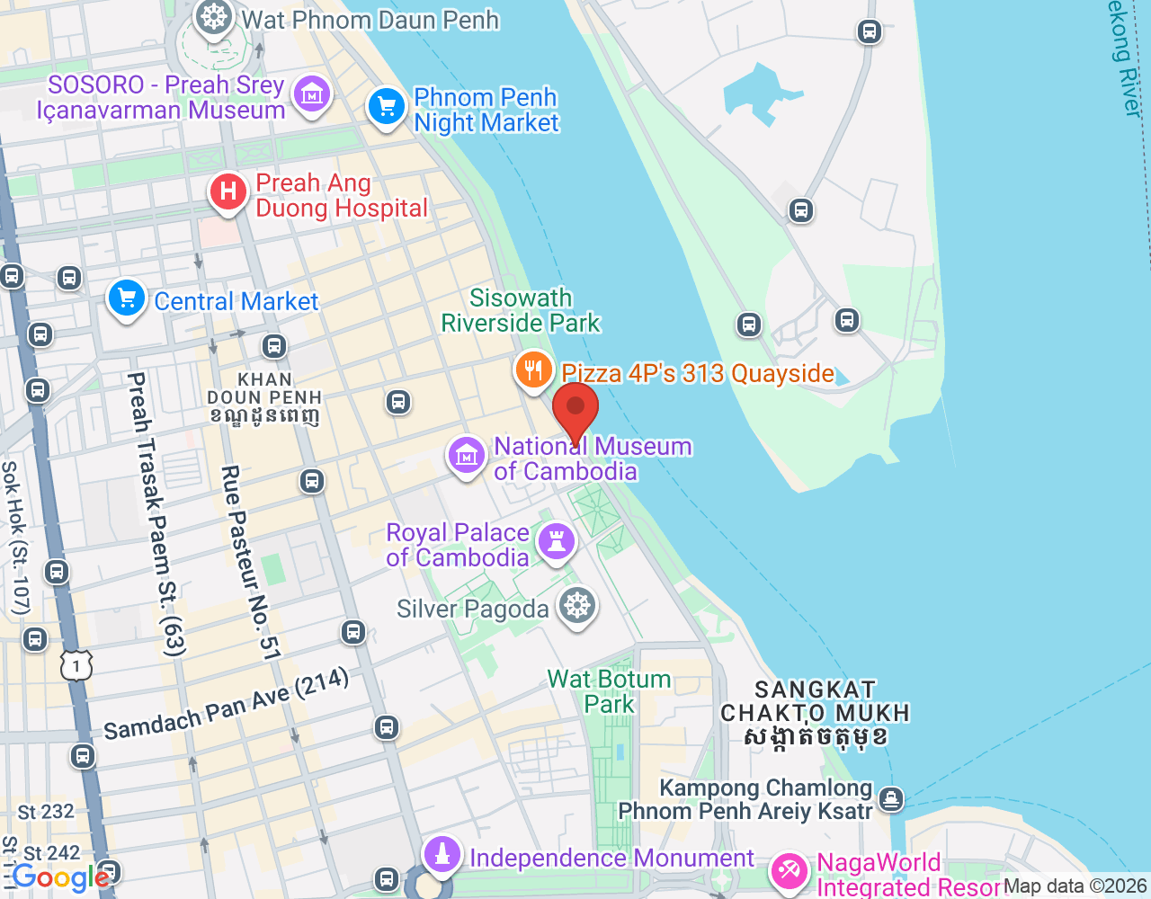Security Guard location map