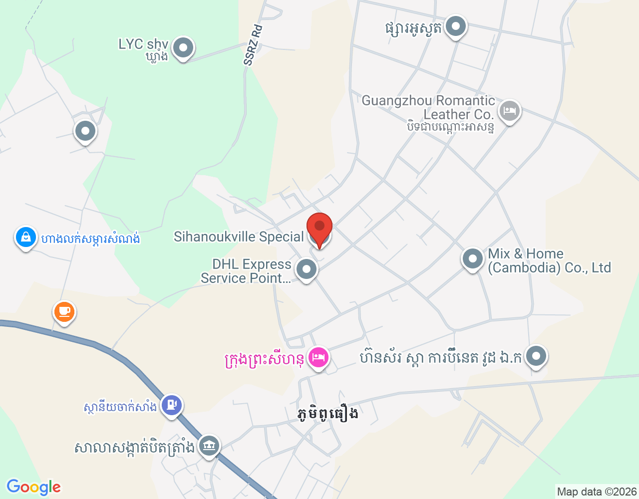 Warehouse Manager location map