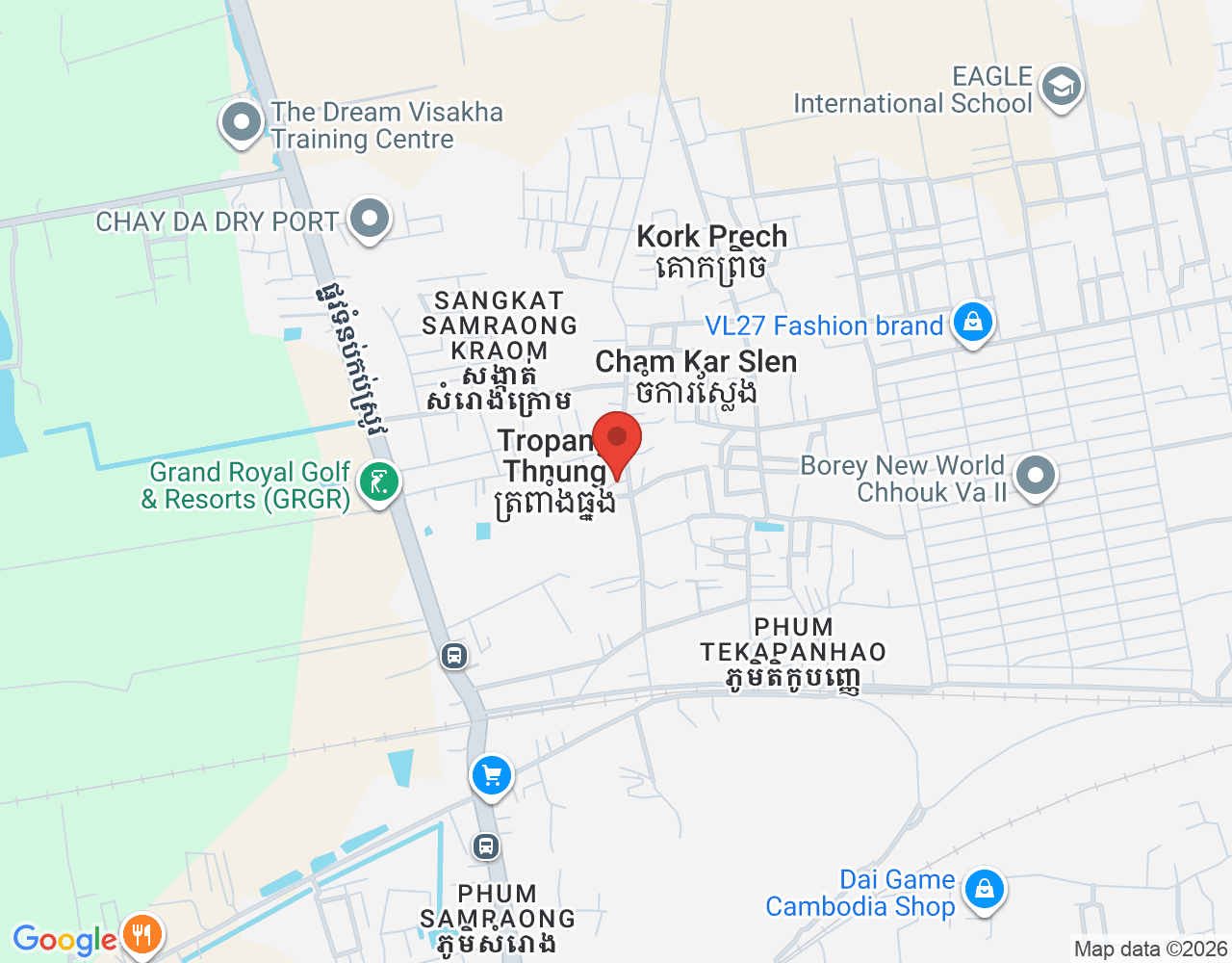កម្មករដេរ location map