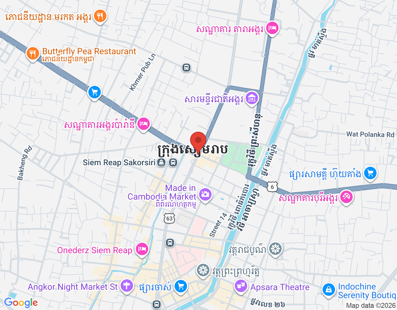 DRIVER location map