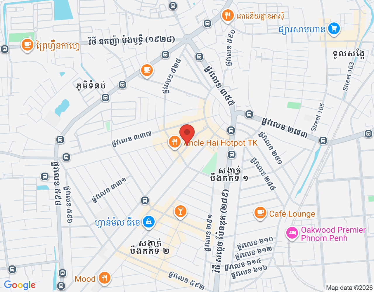 ផ្នែកបច្ចេកទេសកម្ចាត់សត្វល្អិតទូទៅ location map