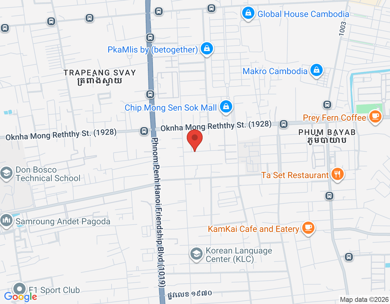 Purchasing Officer location map