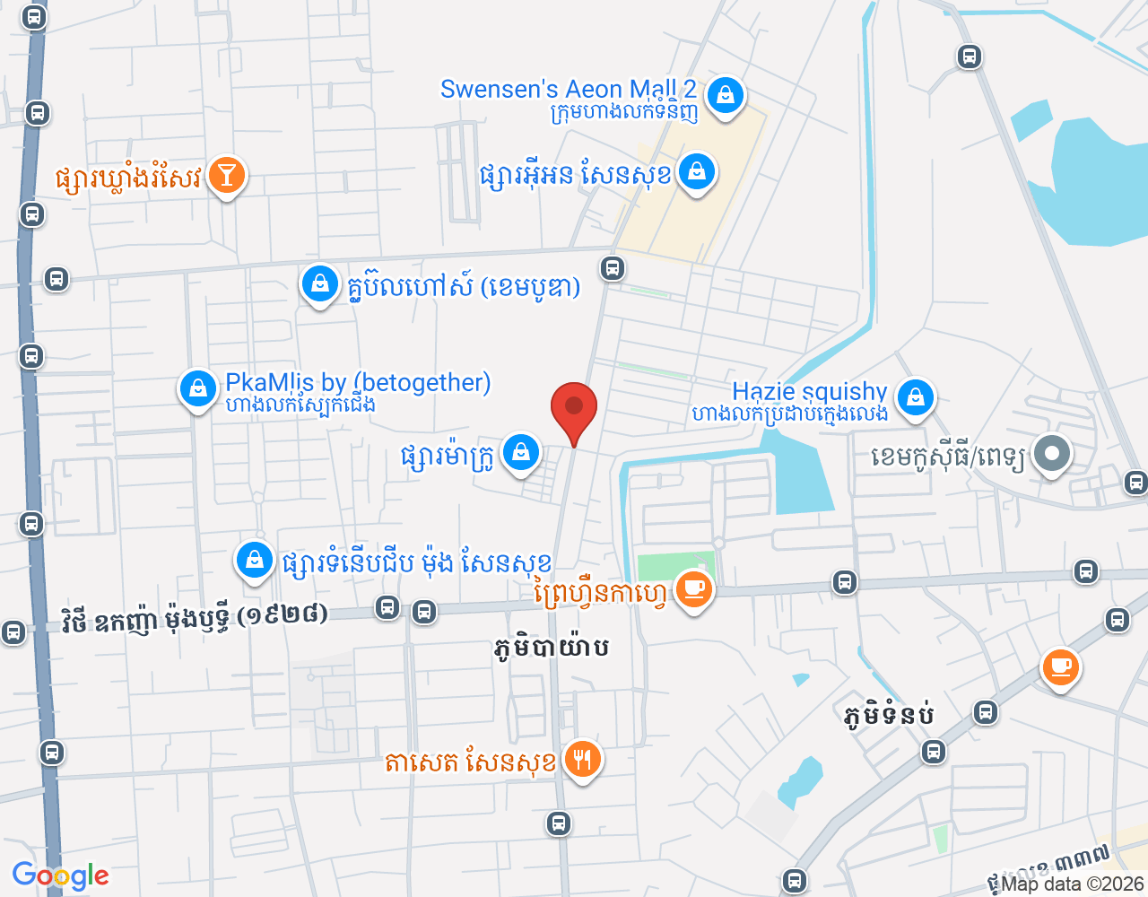 ផ្នែកគិតលុយ location map