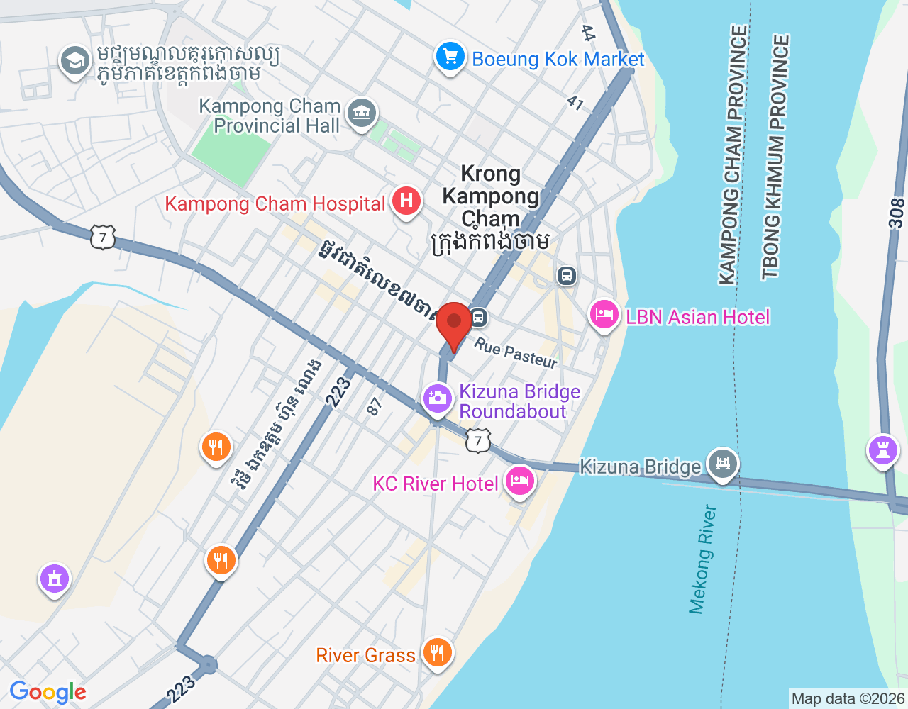 Driver Tuktuk location map
