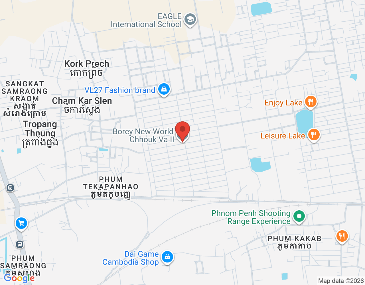 ផ្នែករៀបបន្ទប់ location map