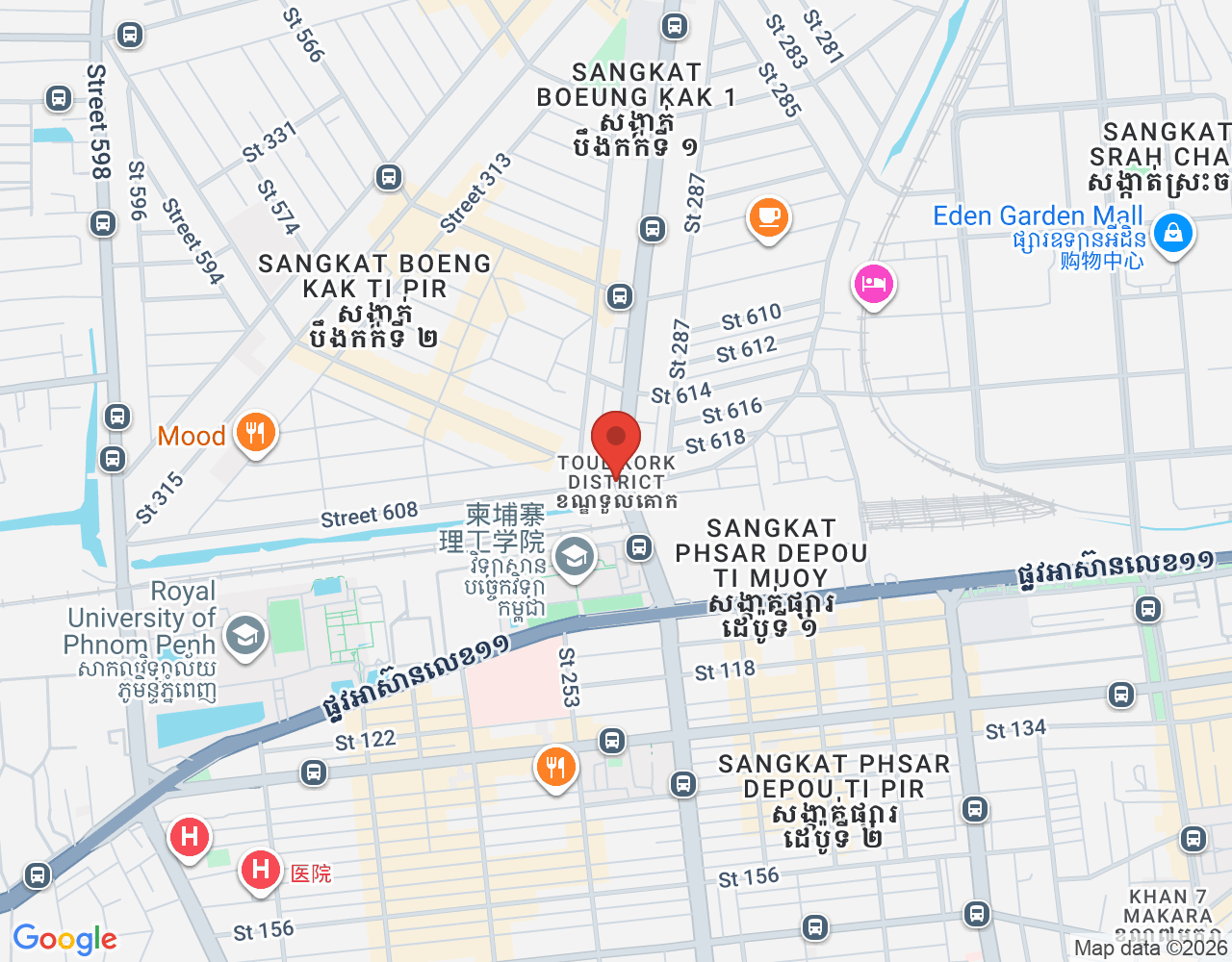 Accounting Officer location map